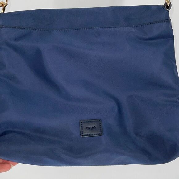 Colab Womens Detachable Strap Messenger Crossbody Handbag Navy Blue One‎ Size - Picture 4 of 7